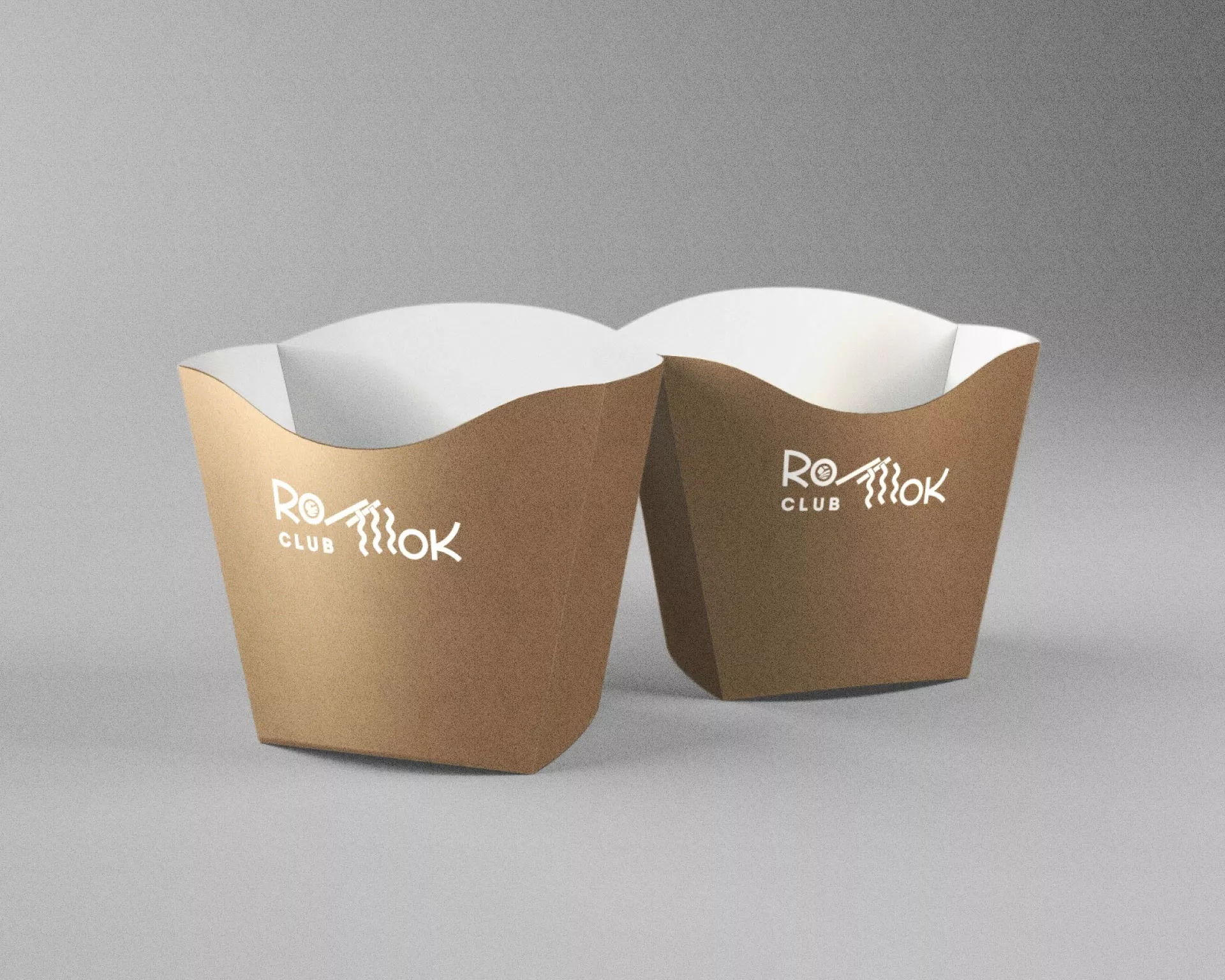 Создание дизайна упаковки суши-бара «Roll Wok Club» в Новоржеве